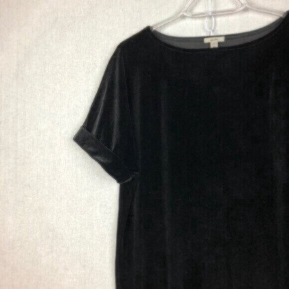 NWT Urban Outfitters Ecote Black Velour Soft Warm Comfy Party Dress Medium - Picture 6 of 8